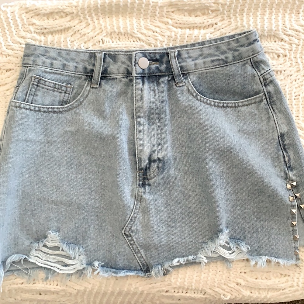 Mini Denim Skirt